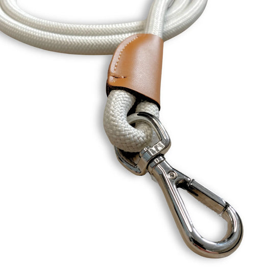 Bobo Greige Luxury Rope Lead