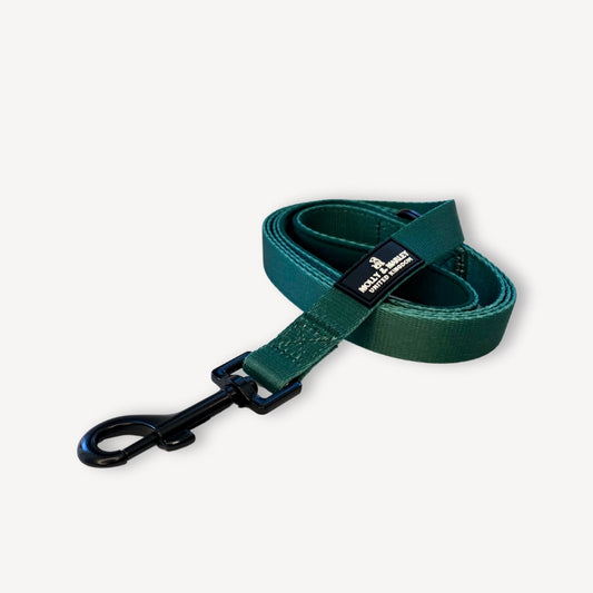 Dark Green Dog Lead