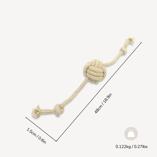 Honey Hemp Rope Ball With Ends