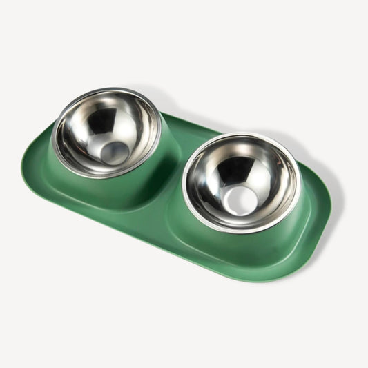 Dixie Double Bowl - Green