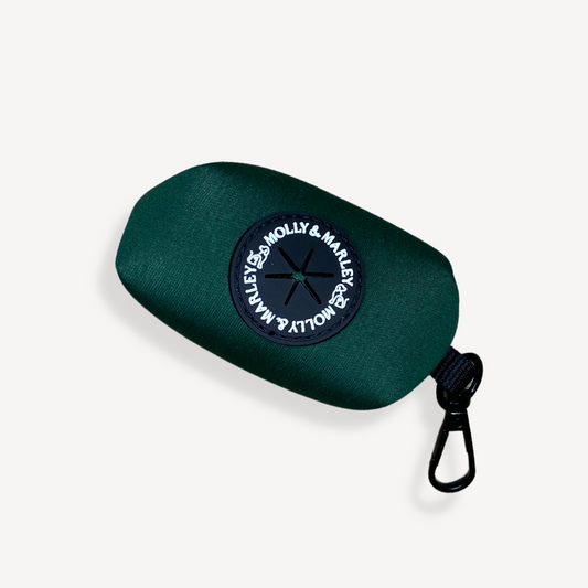 Green Dog Poop Bag Holder