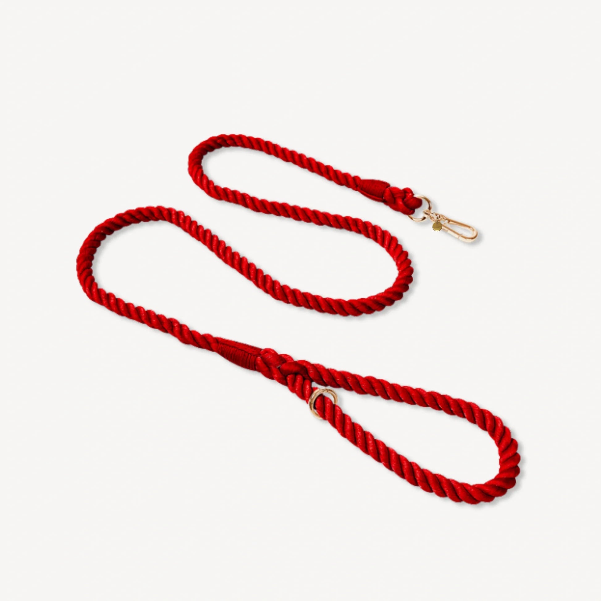 Duke Dog Rope Lead - Red